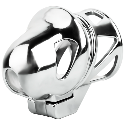 Mens Stainless Steel Glans Chastity Lock Male Cock Cage Penis Work-Out Tool