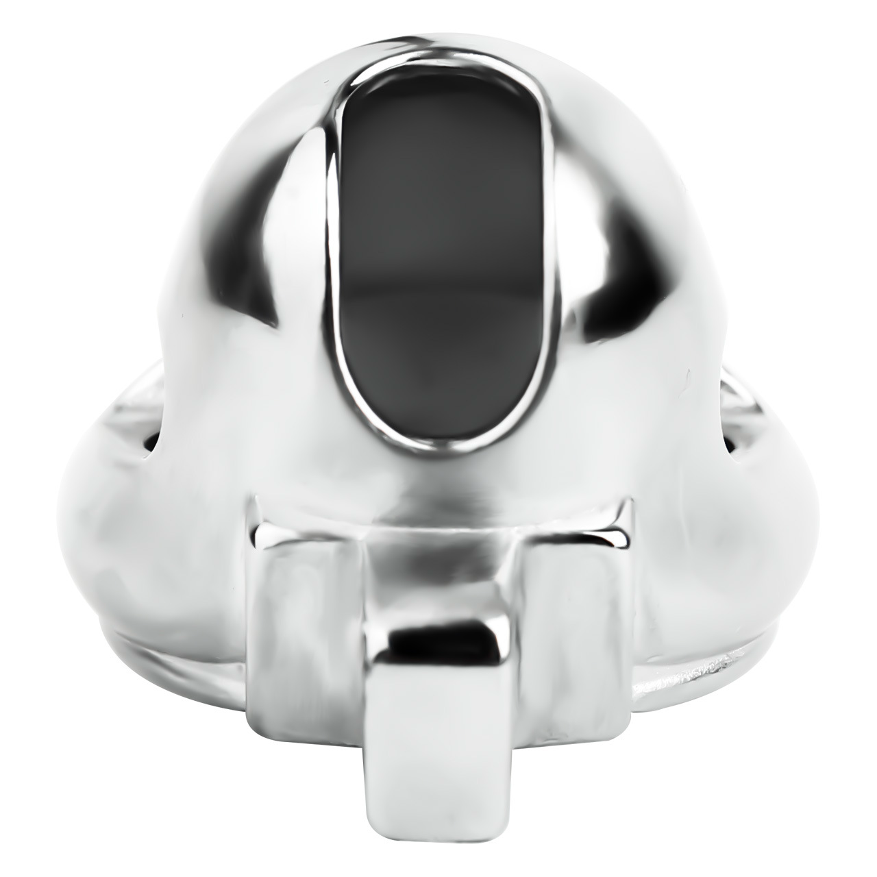 Mens Stainless Steel Glans Chastity Lock Male Cock Cage Penis Work-Out Tool