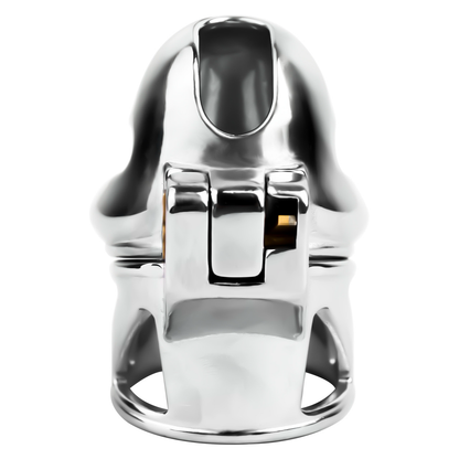 Mens Stainless Steel Glans Chastity Lock Male Cock Cage Penis Work-Out Tool