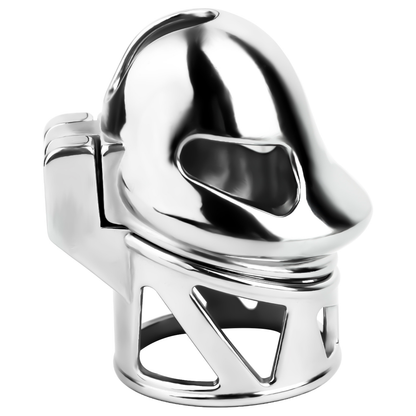 Mens Stainless Steel Glans Chastity Lock Male Cock Cage Penis Work-Out Tool