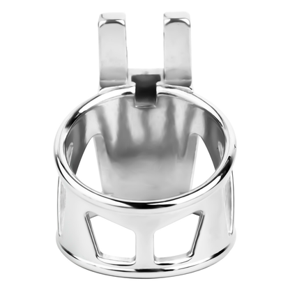 Mens Stainless Steel Glans Chastity Lock Male Cock Cage Penis Work-Out Tool