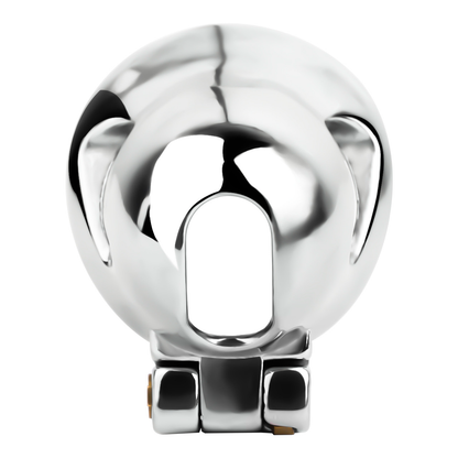 Mens Stainless Steel Glans Chastity Lock Male Cock Cage Penis Work-Out Tool
