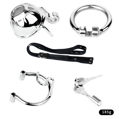 Tiny Cobra PA Chastity Cage Prince Albert Penis Piercing Male Chastity Device