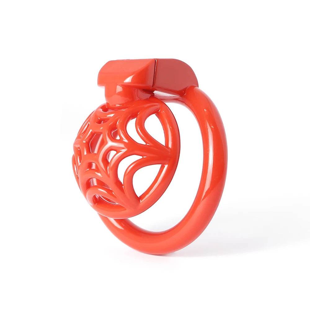 Micro Superlight 3D Printed Resin Spidernet Chastity Cage - KeepMeLocked